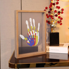 DIY family handprint kit with easy-to-use materials, perfect for creating custom art for your home or as a heartfelt gift