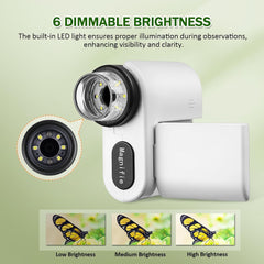 Children’s microscope with educational tools, a perfect entry-level gadget for kids interested in science and discovery