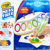 A vibrant color brush designed for kids that changes colors when activated, perfect for creative play