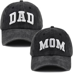 Stylish dad hat in navy blue with adjustable strap for comfortable wear during family outings