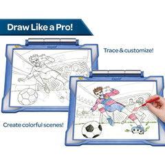 A colorful kids tracing pad that promotes creativity and fine motor skills, ideal for drawing, sketching, and tracing favorite characters and images