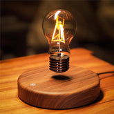 Levitating bulb lamp with magnetic technology for modern home decor, adding a floating light effect to any room