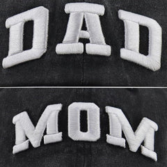 Trendy mom hat in soft cotton featuring a cute embroidered design, perfect for casual summer days