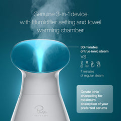 NanoSteamer 3-in-1 for blackhead removal, pore deep cleansing, and spa-quality facial treatments at home