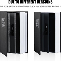 Secret safe disguised as a book with metal lock box inside