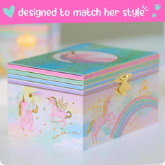 Unicorn jewelry organizer for girls’ necklaces and rings