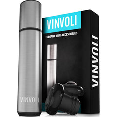 Wine preserver set with vacuum pump and stoppers to maintain wine freshness and prevent oxidation for red or white wine lovers