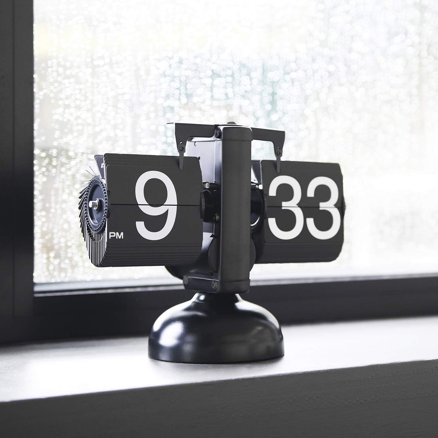 Retro Flip Desk Clock - Vintage Auto Flip Design with Large Numbers