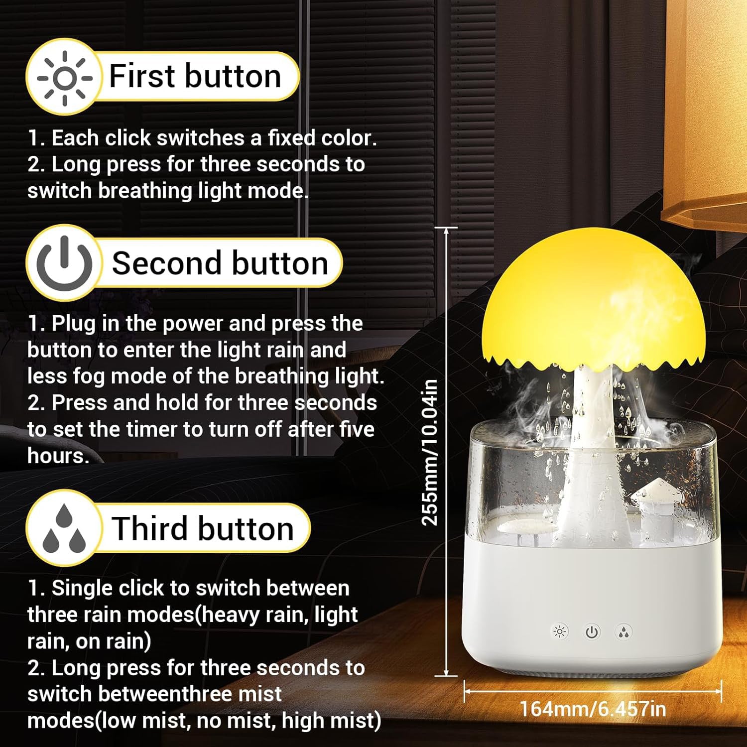 Compact air purifier humidifier in a cloud shape, adding gentle mist to improve air quality, reduce dryness, and refresh indoor spaces