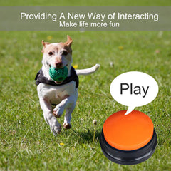 Programmable voice recording button, featuring high-quality sound and playback, perfect for customized messages and interactive communication tools