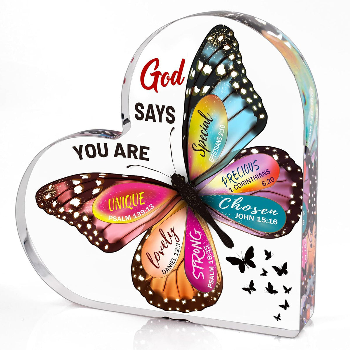 Christian gifts for women’s birthday with inspirational butterfly design, a perfect faith-based gift for Christian women