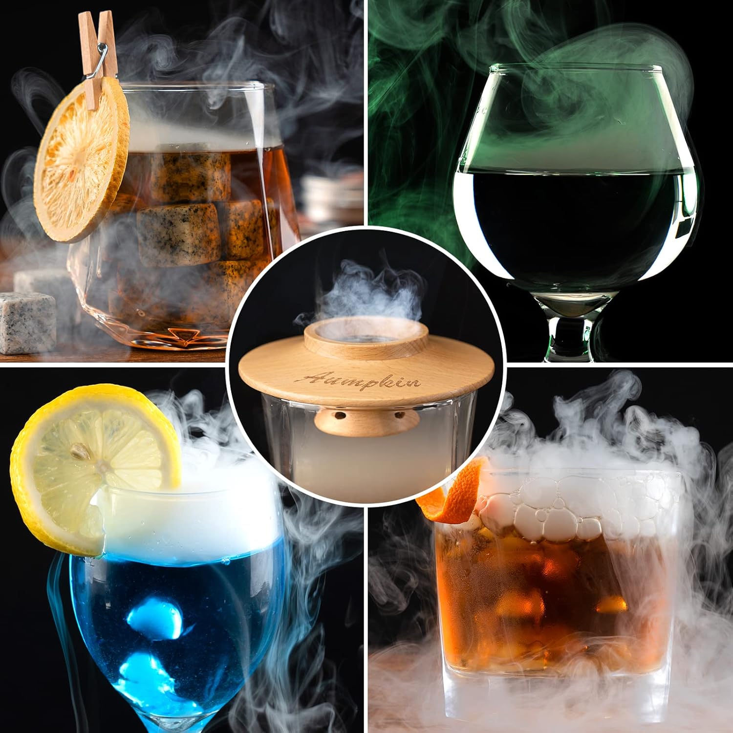 A stylish cocktail smoker, create unique and flavorful cocktails, impress your guests with your mixology skills