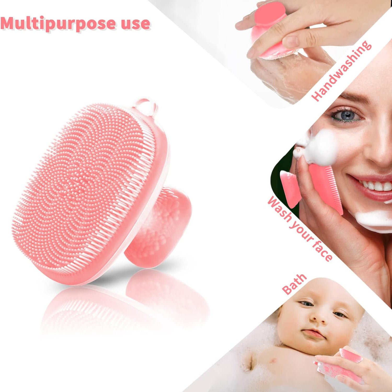 Gentle and effective facial cleansing brush that helps remove dirt, oil, and makeup, revealing fresh and radiant skin