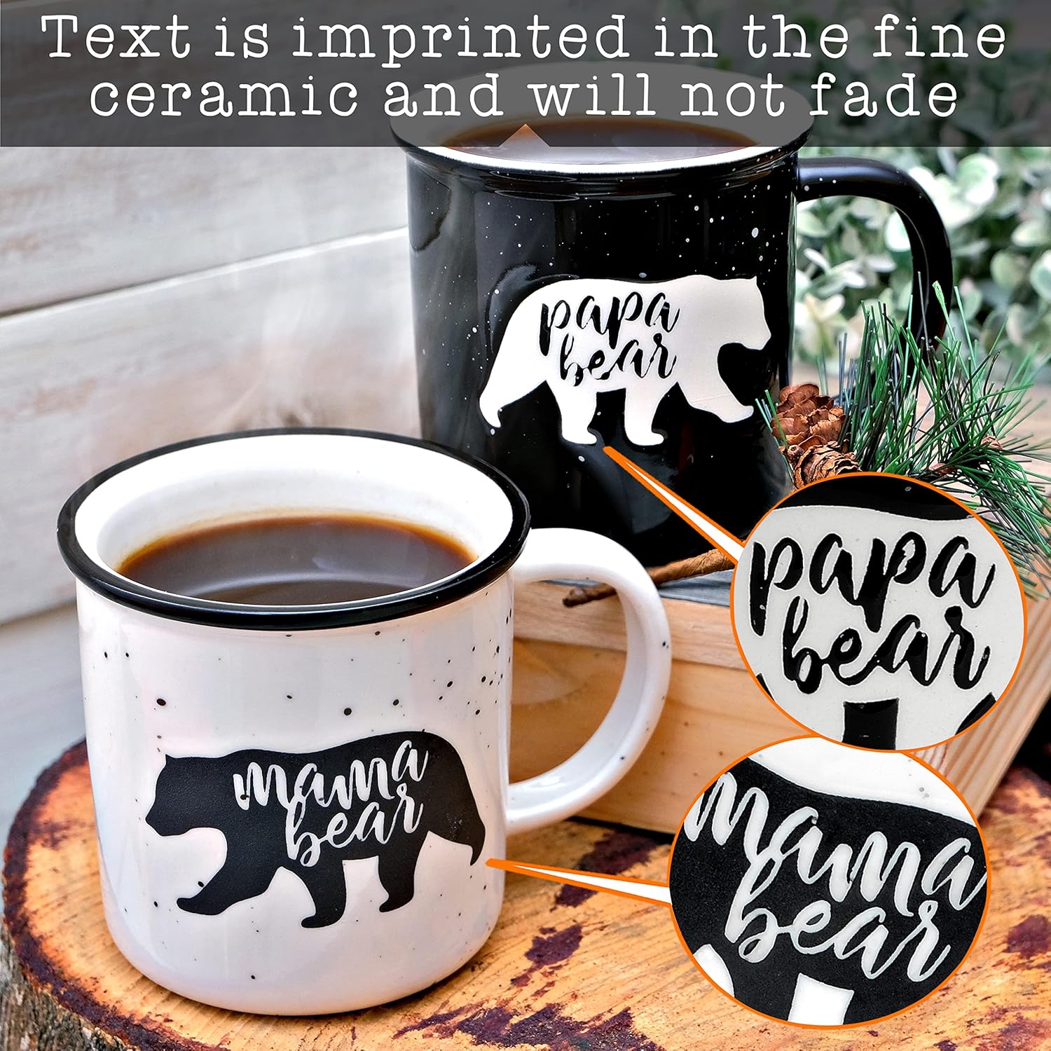 Thoughtful gift for couples, these adorable bear mugs make an excellent choice for weddings, anniversaries, or engagements