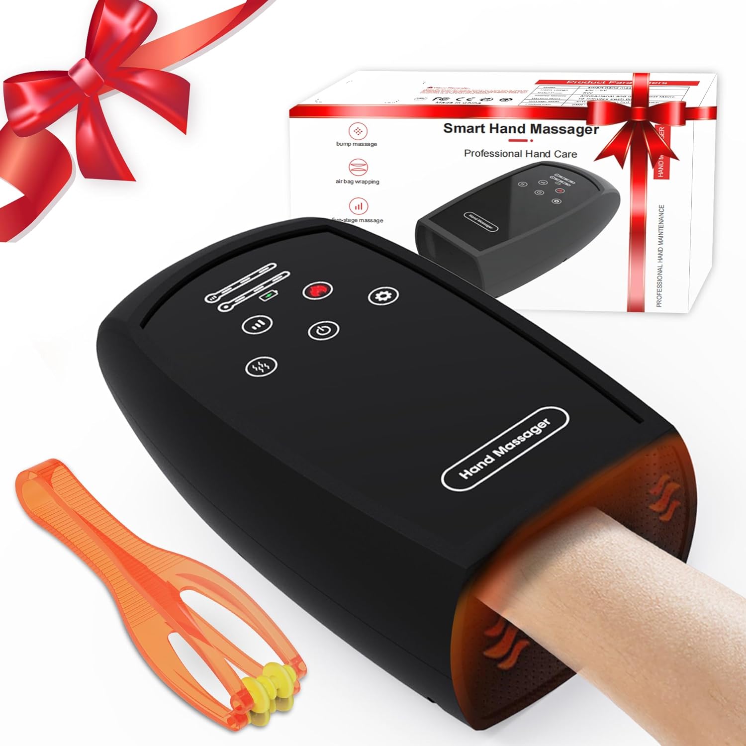 Relaxing hand massager, electric hand massager, portable hand massager, pain relief massager, therapy massager