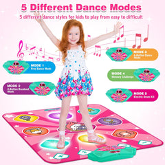 Durable kids dance mat featuring engaging patterns and music, perfect for encouraging children to dance and have fun indoors