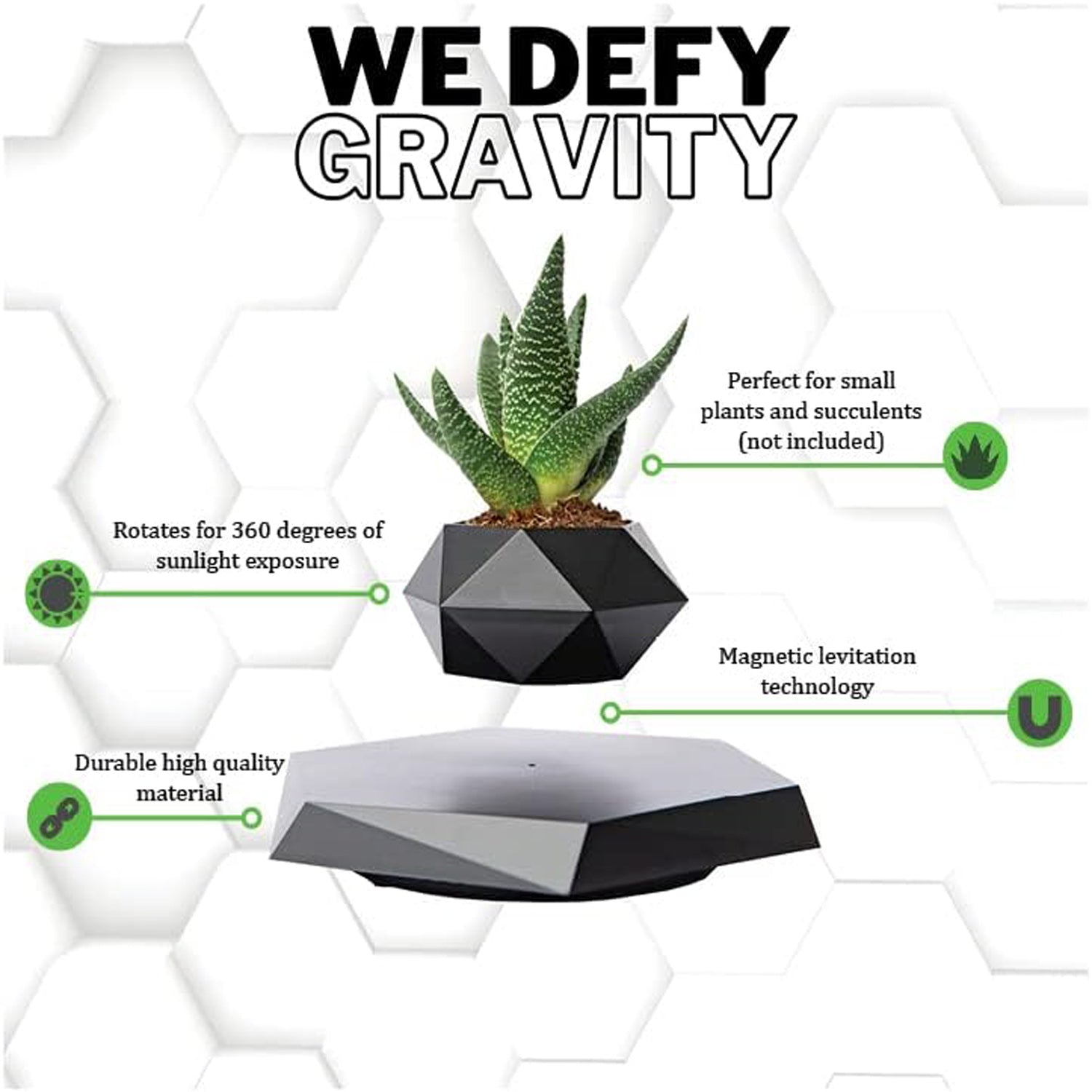 magnetic pot plant Levitating Plant Pot