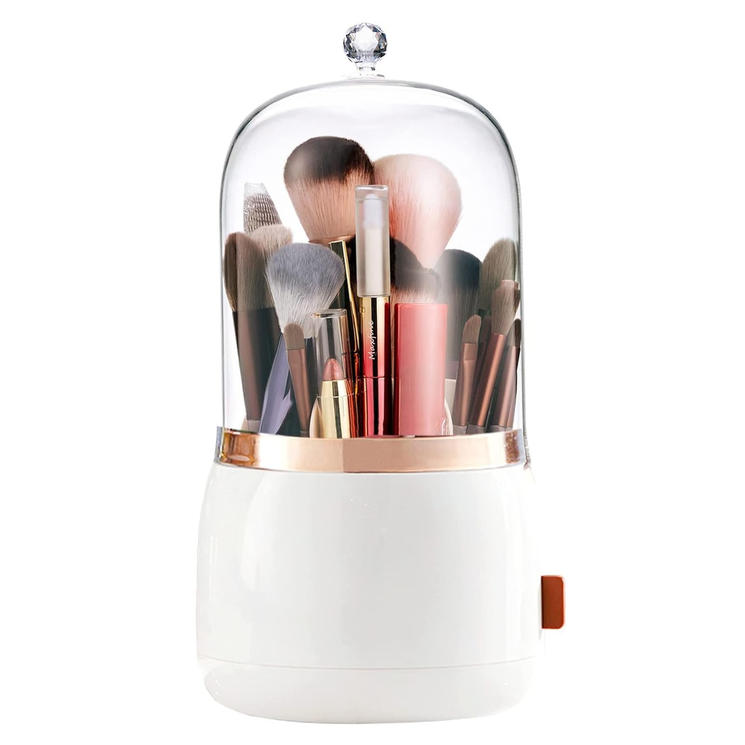 Stylish and functional makeup brush holder designed for easy access and organization, perfect for any vanity setup