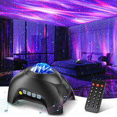 Northern lights projector creating beautiful aurora effects for any room, perfect LED galaxy projector light for bedrooms and home decor ambiance