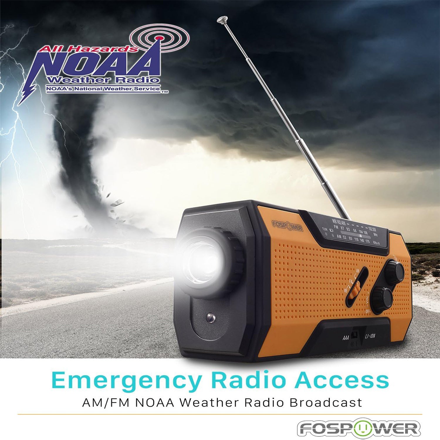 Radio d'Urgence Portable FM AM NOAA – Alerte Météo Radio d'Urgence Portable FM AM NOAA – Alerte Météo