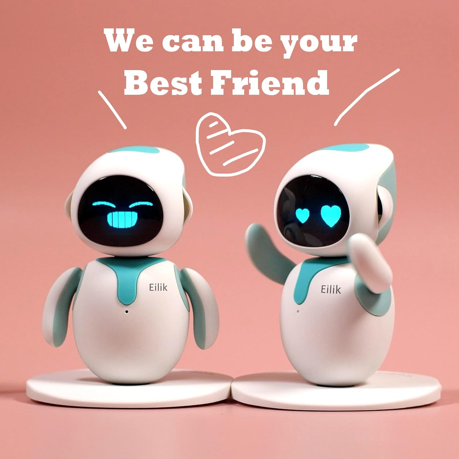 Robot pet for kids, the Eilik robot offers interactive play, designed to build social and emotional skills through lifelike responses