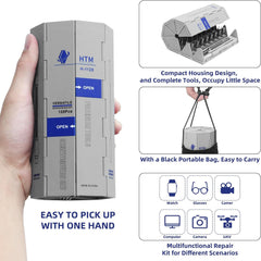 A comprehensive screwdriver set, ideal for various repair and assembly tasks, with a variety of screwdriver tips for different screw sizes