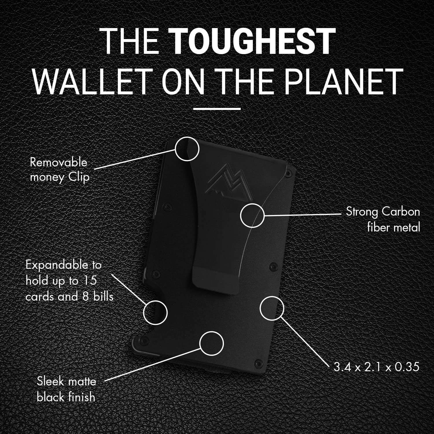 RFID protection wallet for men, featuring an elegant leather finish and multiple card slots for easy organization and security