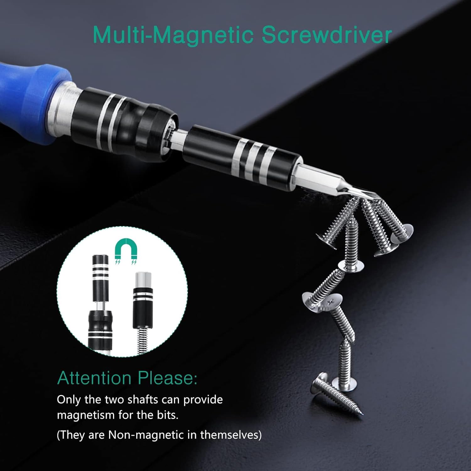 Small screwdriver kit featuring high-quality precision bits for detailed work on electronics, watches, and eyeglasses, designed to be portable and reliable