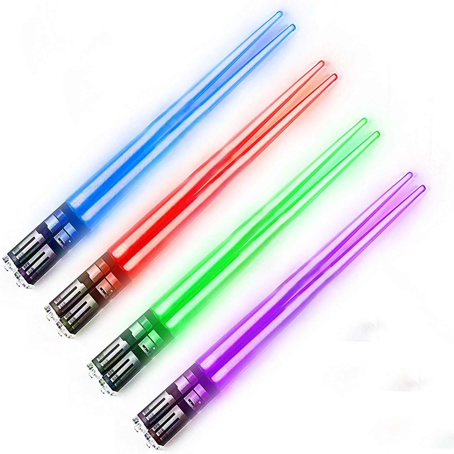 Star Wars light up chopsticks with bright LED lights, perfect for Star Wars fans and collectors