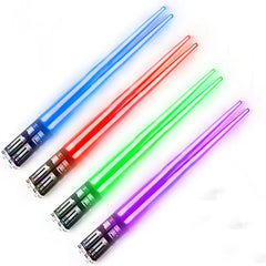 Star Wars light up chopsticks with bright LED lights, perfect for Star Wars fans and collectors