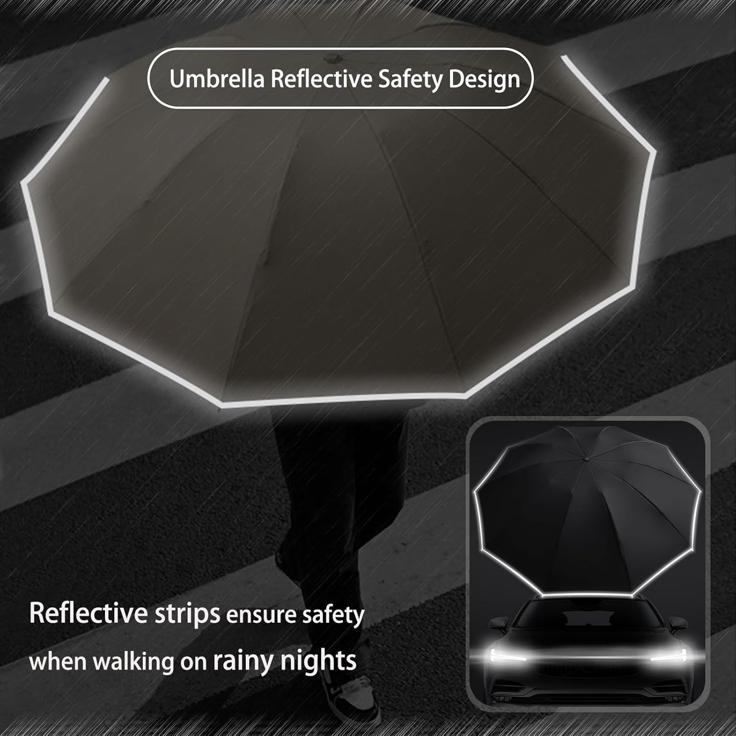 A compact and lightweight travel umbrella, easy to carry and perfect for on-the-go