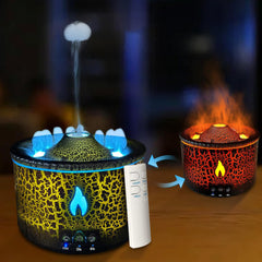 Volcano diffuser with essential oils, a stylish and effective aroma diffuser for relaxing home ambiance and fresh scents in your space