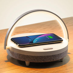 A convenient wireless charging lamp, keep your devices charged while adding a touch of elegance to your space